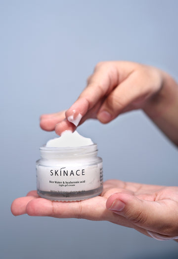 Rice water & hyaluronic acid gel cream