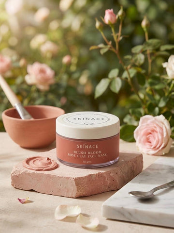 Blush Bloom Rose clay face mask